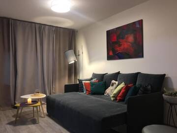 Фото номера Семейный люкс с балконом Проживание в семье Smiltės apartamentai г. Бирштонас 11