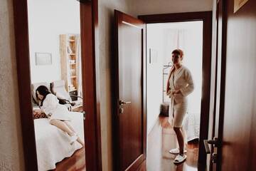 Фото номера Семейный номер Апартаменты Centro SPA Atostogų namai г. Бирштонас 15