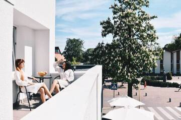 Фото номера Семейный номер Апартаменты Centro SPA Atostogų namai г. Бирштонас 19