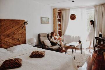 Фото номера Семейный номер Апартаменты Centro SPA Atostogų namai г. Бирштонас 16