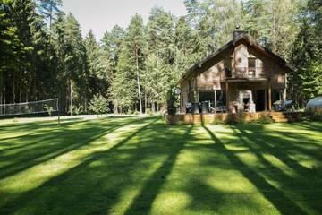 Фото номера Вилла с 3 спальнями Виллы Vila Birstone г. Бирштонас 87