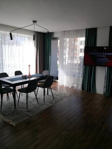 Фото номера Апартаменты с 2 спальнями Апартаменты Daliutes apartamentai г. Бирштонас 91
